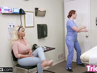 Trickery - MILF Bridgette B has coitus with her obese learn of doctor
