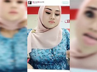 Hijab da Malásia quente - Bigo ao vivo #37