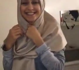 Chap-fallen árabe hijab muçulmano Video Cookie vazou