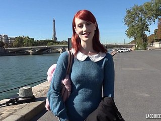 French Pursuance minggu et sodomi - anal seks dengan rambut merah Alex Harper